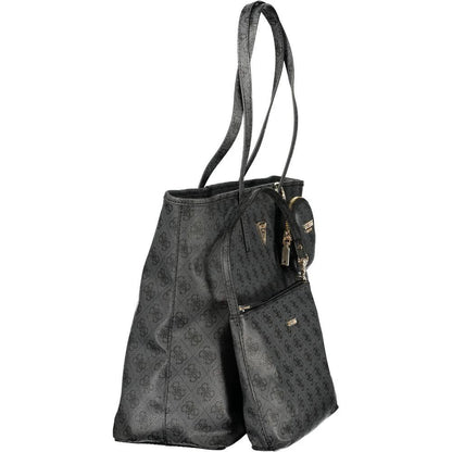 Guess Jeans Grigio Poliuretano Women Handbag by Guess Jeans