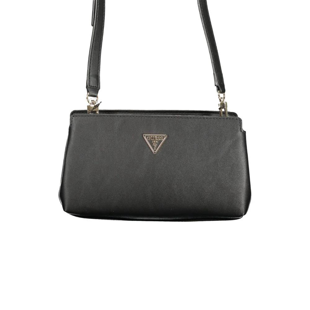 Guess Jeans Nero Poliuretano Female Shoulder Bag by Guess Jeans