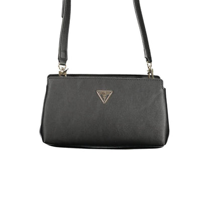 Guess Jeans Nero Poliuretano Female Shoulder Bag by Guess Jeans