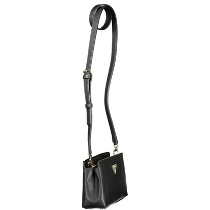 Guess Jeans Nero Poliuretano Female Shoulder Bag by Guess Jeans