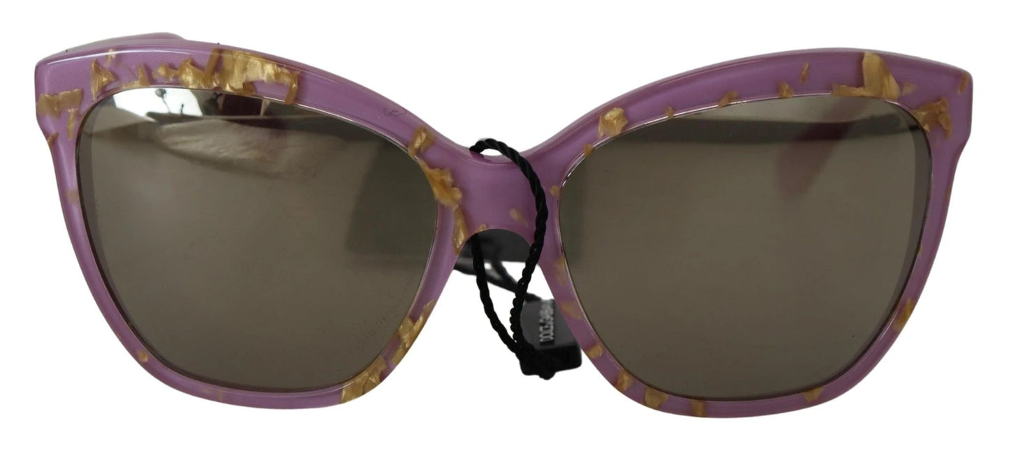 Dolce & Gabbana Purple Acetate Sunglasses by Dolce & Gabbana