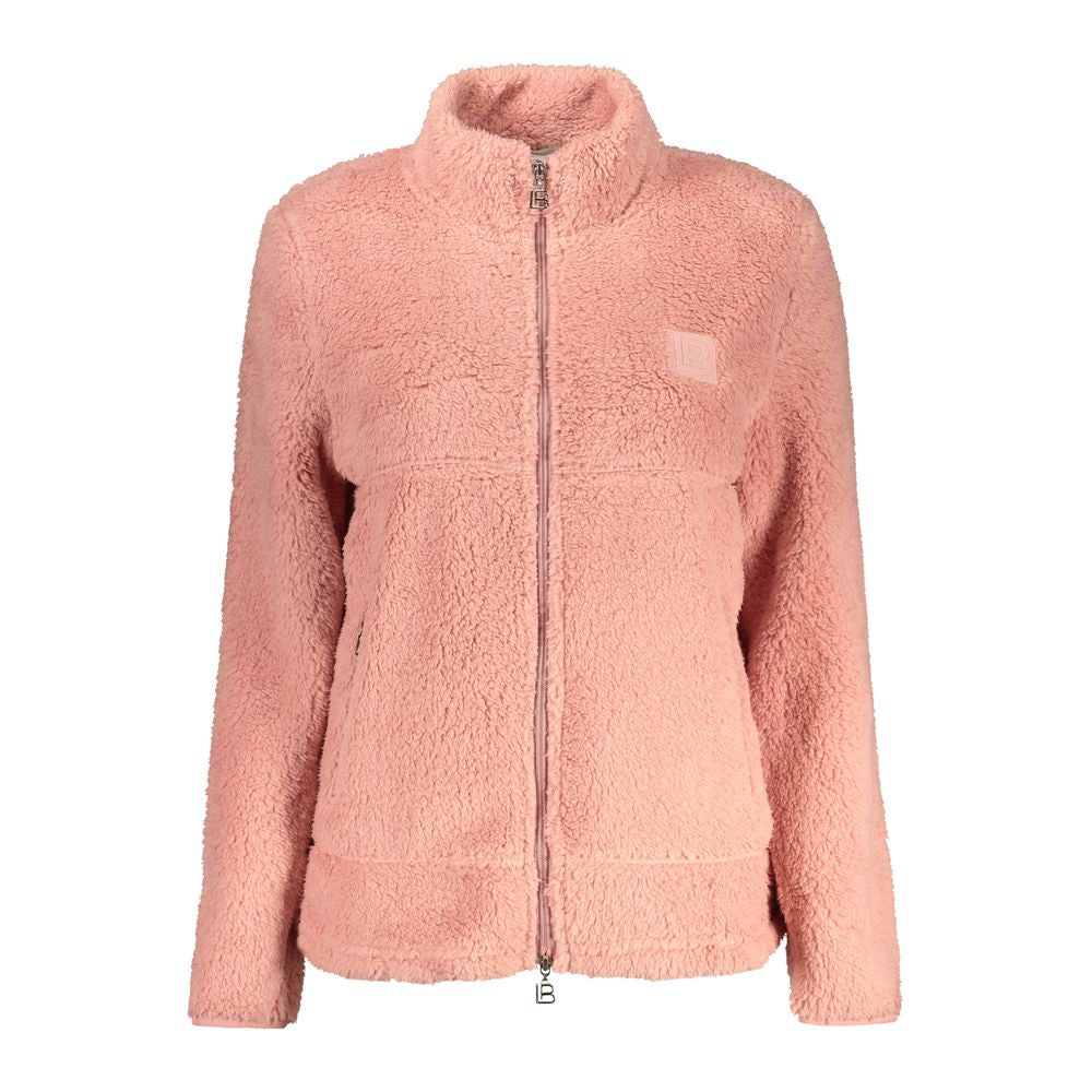 Sweat-shirt zippé Laura Biagiotti femme en polyester rose – LA-42446
