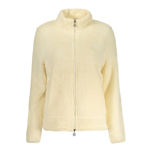 Sweat-shirt zippé Laura Biagiotti femme en polyester beige – LA-42451
