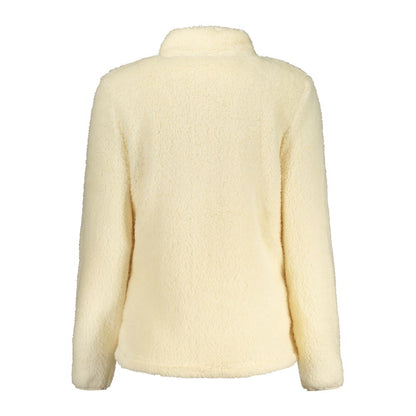Sweat-shirt zippé Laura Biagiotti femme en polyester beige – LA-42451