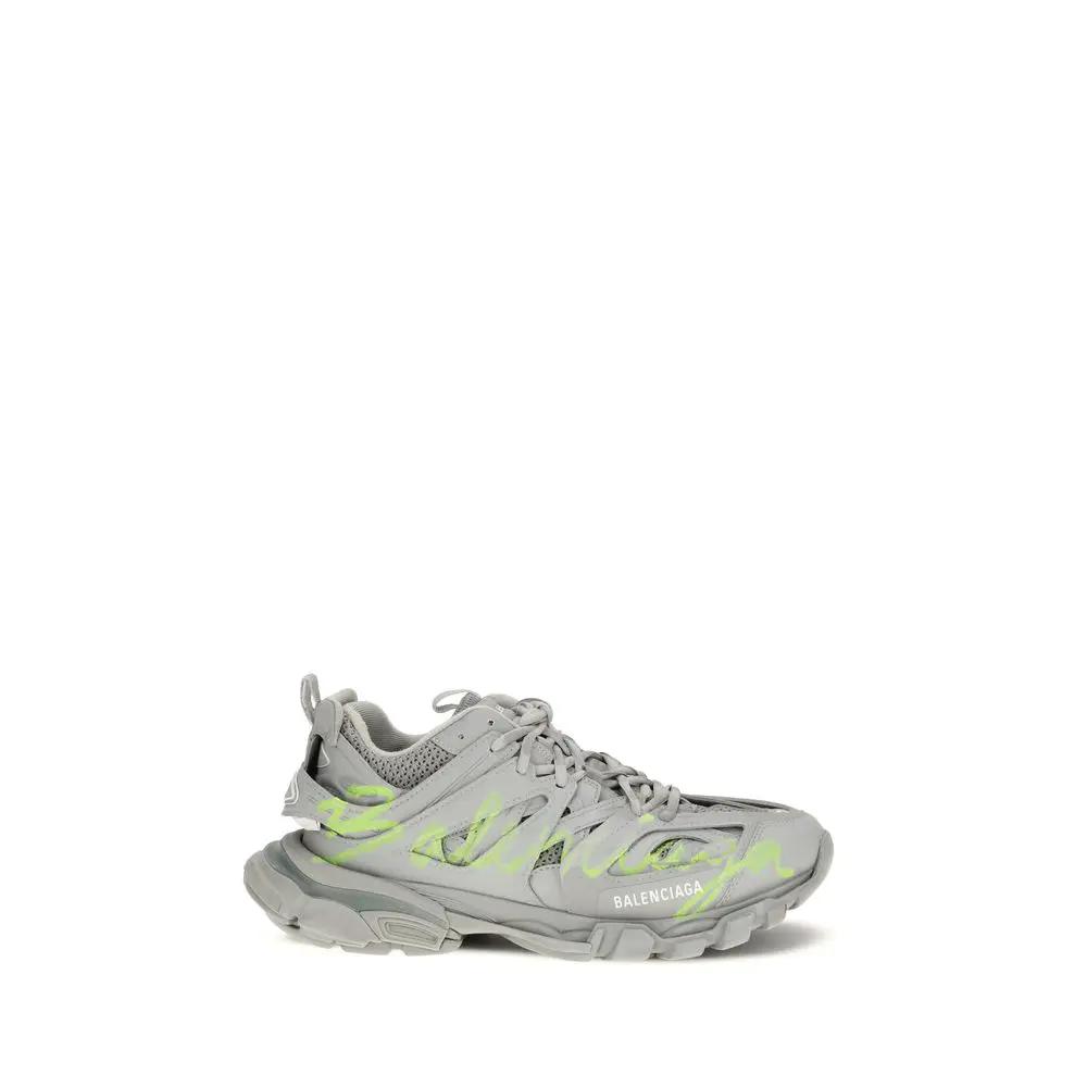Balenciaga Gray Polyester Athletic Sneakers by Balenciaga