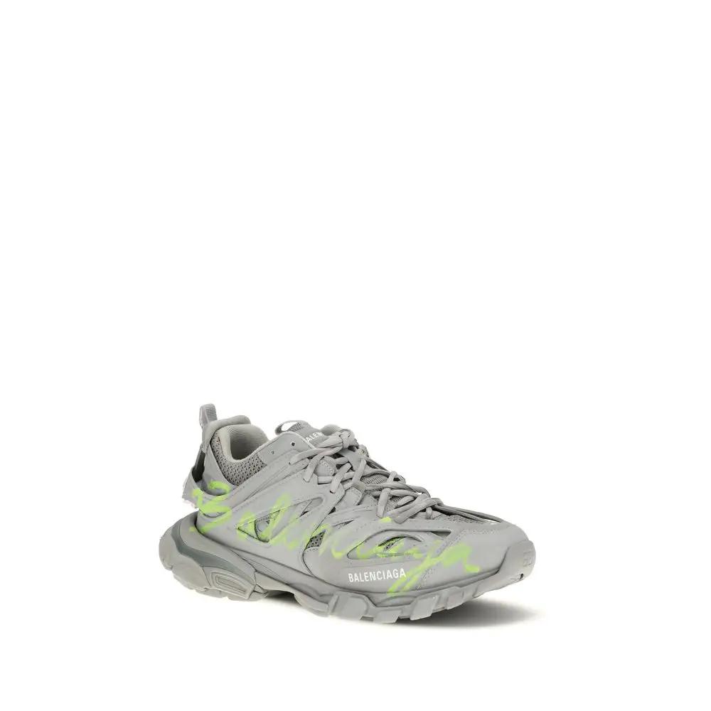 Balenciaga Gray Polyester Athletic Sneakers by Balenciaga