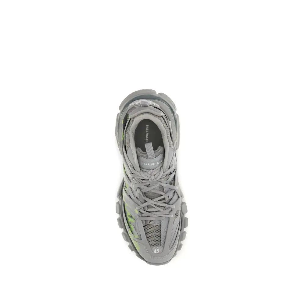 Balenciaga Gray Polyester Athletic Sneakers by Balenciaga