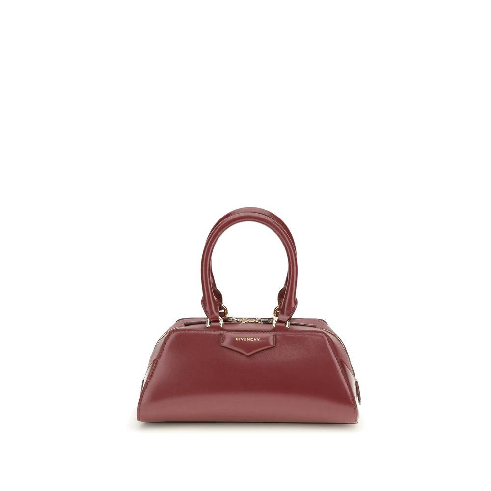 Givenchy Bordeaux Calf Leather Bos Taurus Handbag by Givenchy