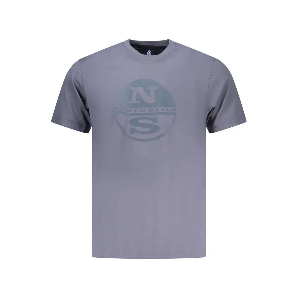 North Sails Blue Cotton Men T-Shirt by North Sails