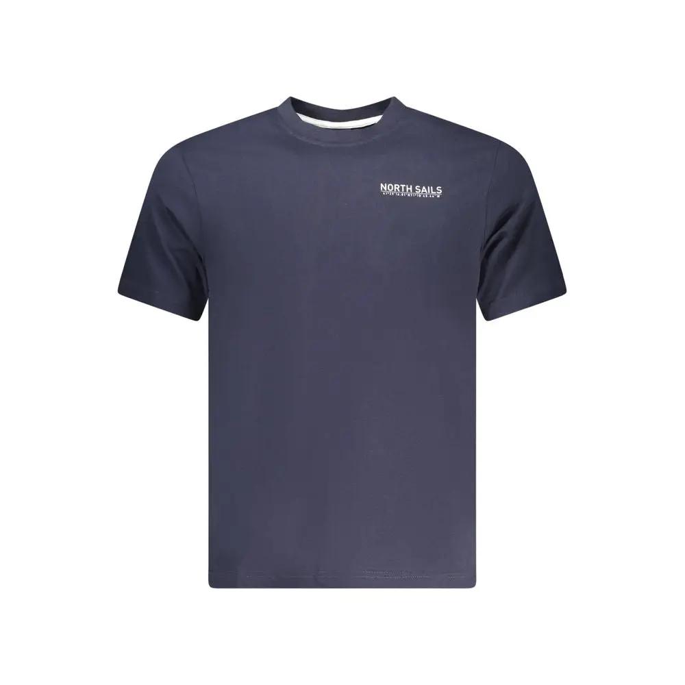 North Sails Blue Cotton Men T-Shirt by North Sails