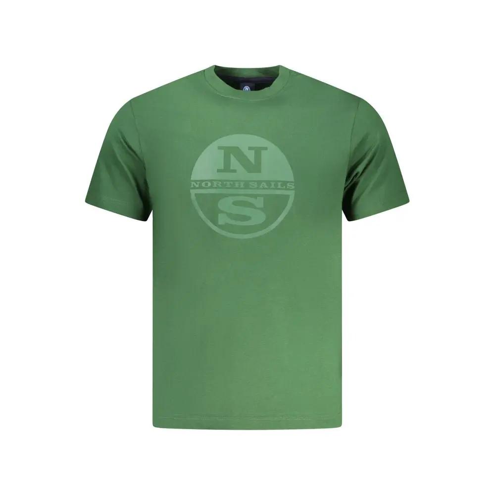 North Sails Verde Cotton Men T-Shirt by North Sails