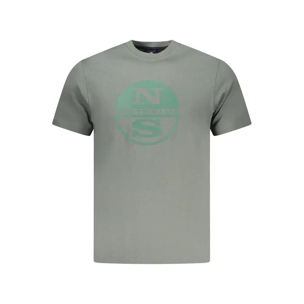 North Sails Verde Cotton Men T-Shirt by North Sails