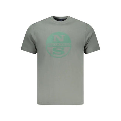 North Sails Verde Cotton Men T-Shirt by North Sails