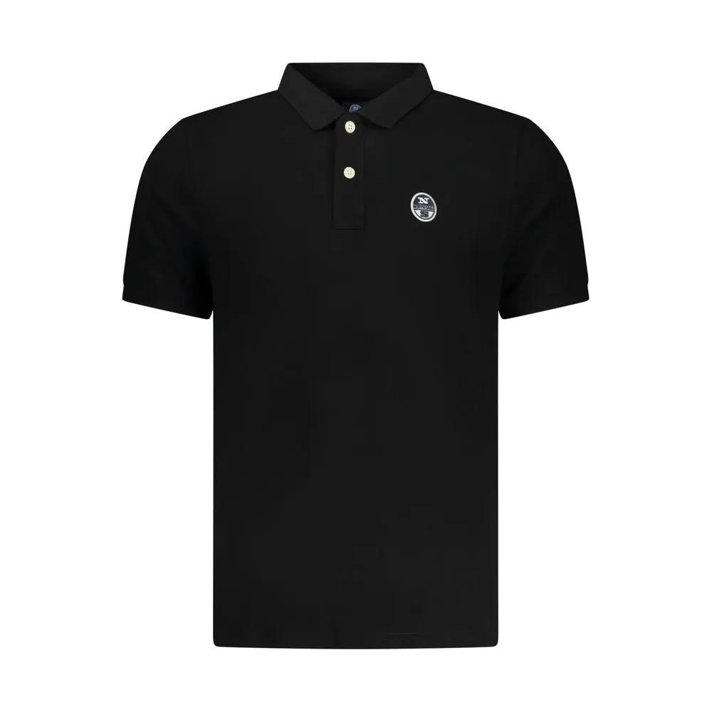 North Sails Black Cotton Mens Polo Shirt by North Sails