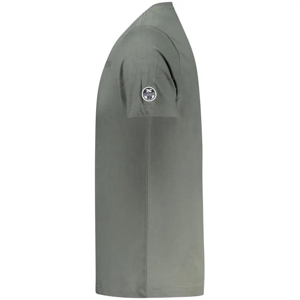 North Sails Verde Cotton Men T-Shirt by North Sails