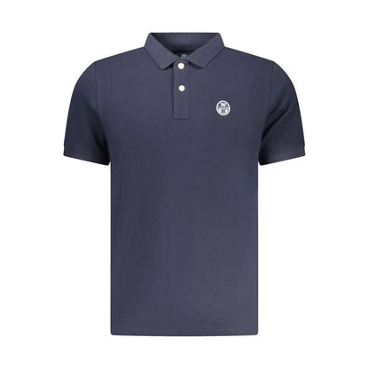 North Sails Blue Cotton Men Polo Shirt by North Sails