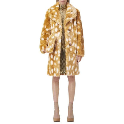 Burberry Beige Lambskin Coat by Burberry