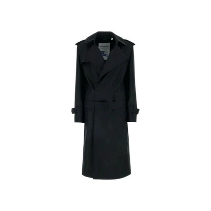 Burberry Black Polyester Coat by Burberry