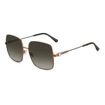 Jimmy Choo Brown Metal Sunglasses by Jimmy Choo