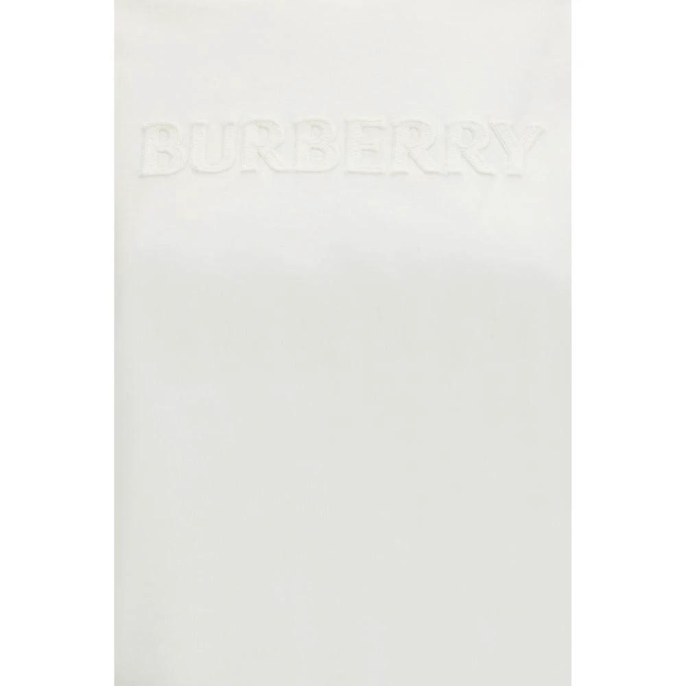 Burberry White Cotton Sportswear by Burberry