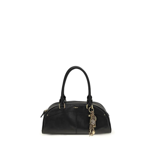 Chloé Black Calf Leather Bos Taurus Handbag by Chloé