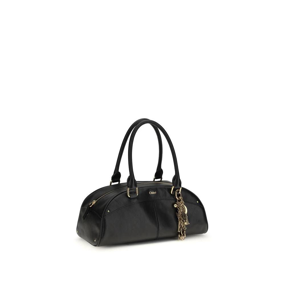 Chloé Black Calf Leather Bos Taurus Handbag by Chloé