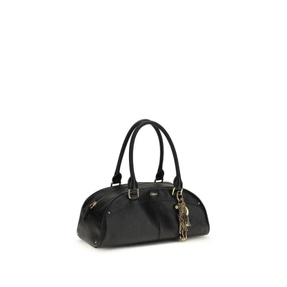 Chloé Black Calf Leather Bos Taurus Handbag by Chloé