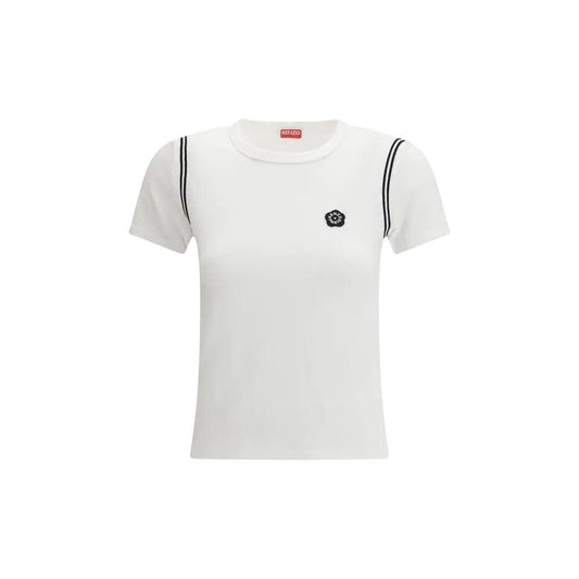 Kenzo White Cotton T-Shirt by Kenzo