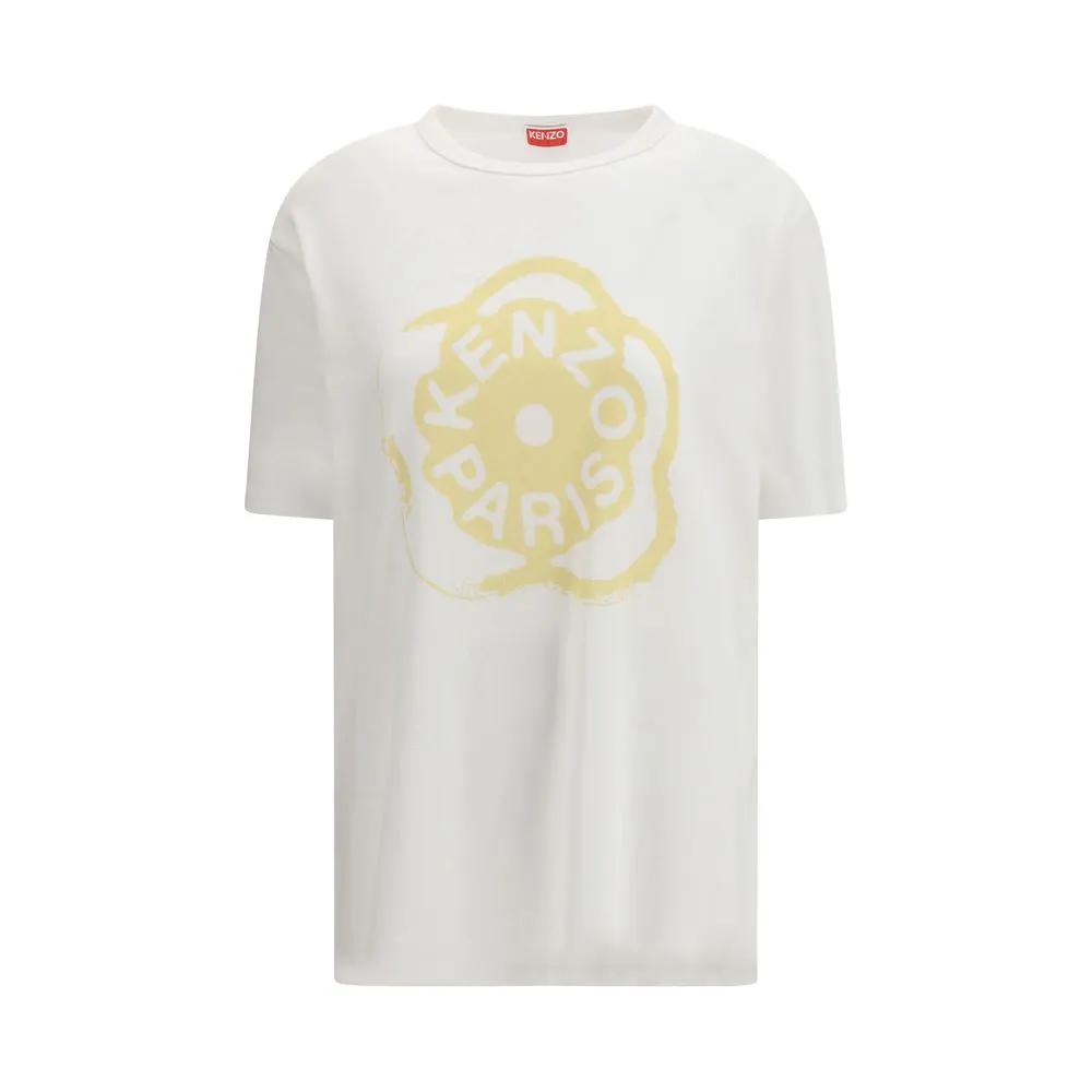 Kenzo White Cotton T-Shirt by Kenzo