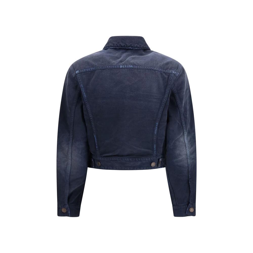 Balenciaga Blue Cotton Denim Jacket by Balenciaga