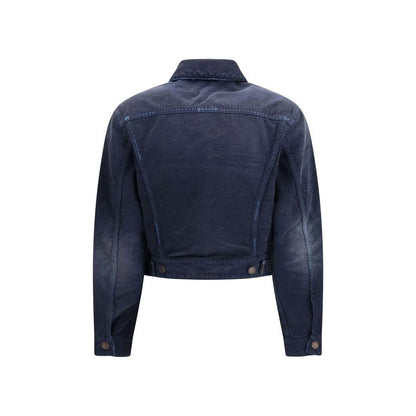 Balenciaga Blue Cotton Denim Jacket by Balenciaga