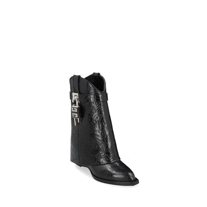 Givenchy Black Calfskin Ankle Boots