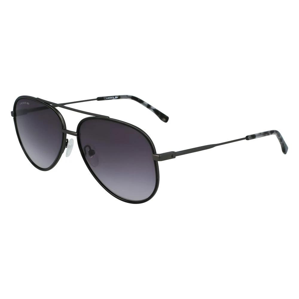 Lacoste Gray Metal Sunglasses by Lacoste