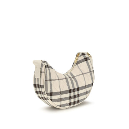 Sac Bandoulière Burberry Horseshoe Beige Polyamide