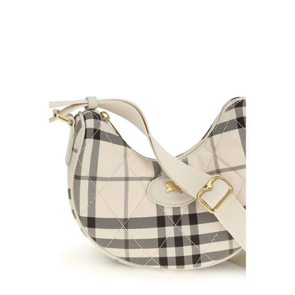 Sac Bandoulière Burberry Horseshoe Beige Polyamide