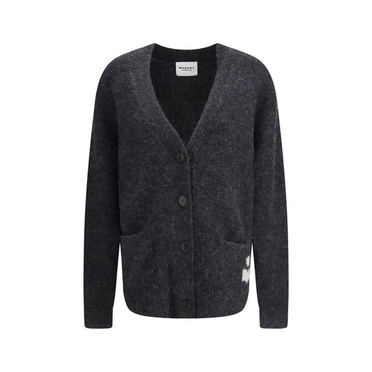 Cardigan Isabel Marant Étoile Eborah en alpaga gris – MA-CA0129FAD1L12E02MY