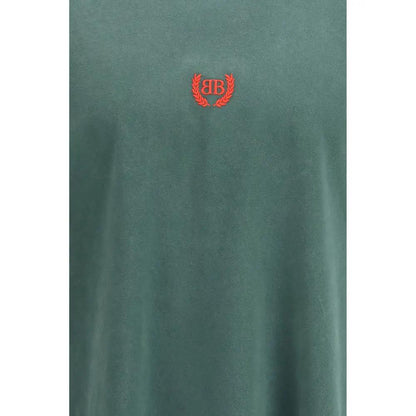 Balenciaga Bicolor Cotton T-Shirt by Balenciaga
