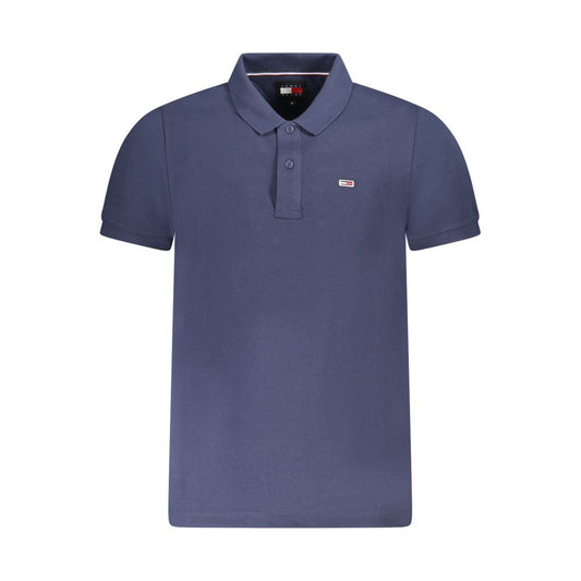 Tommy Hilfiger Blu Cotton Men Polo Shirt