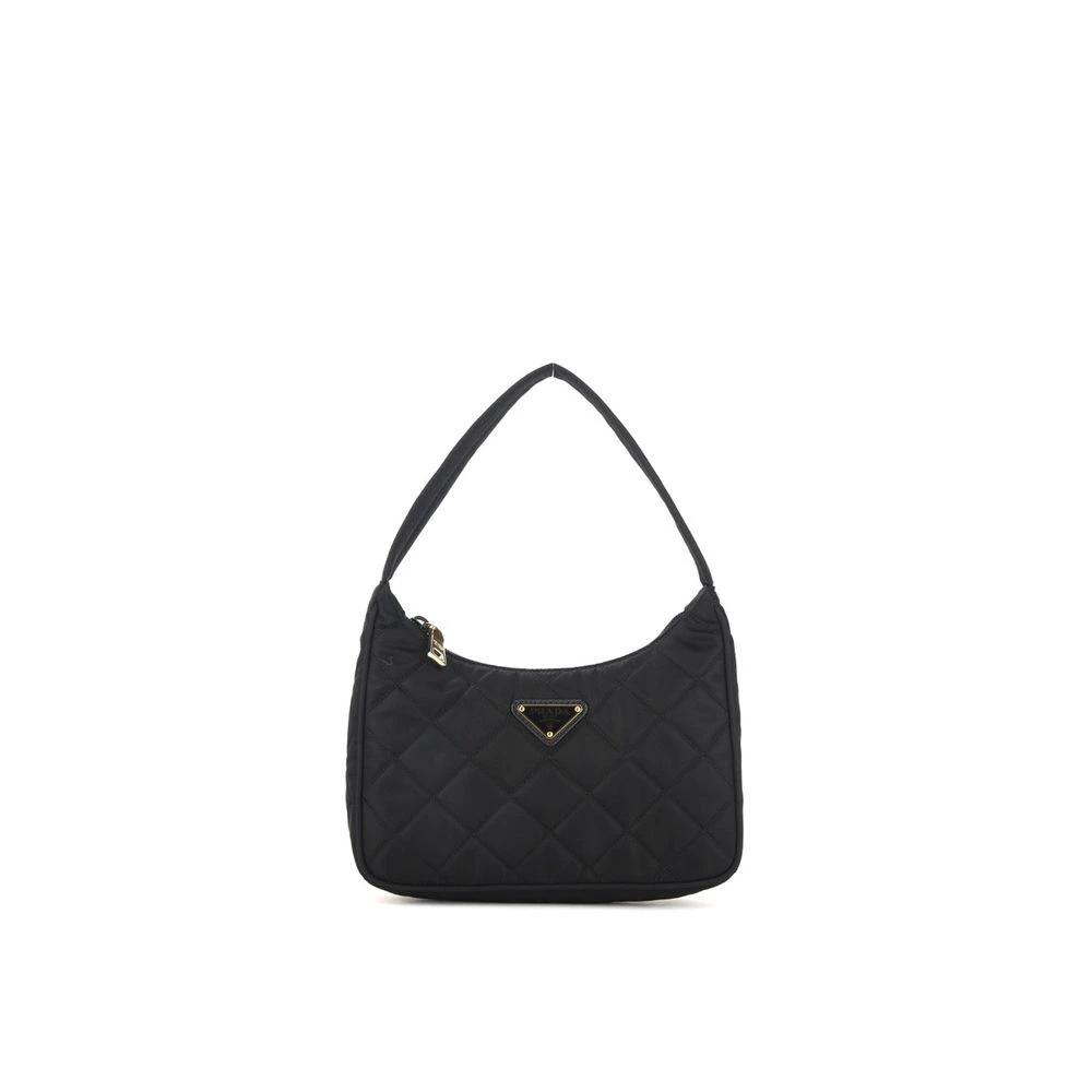 Prada Black Nylon Shoulder Bag by Prada