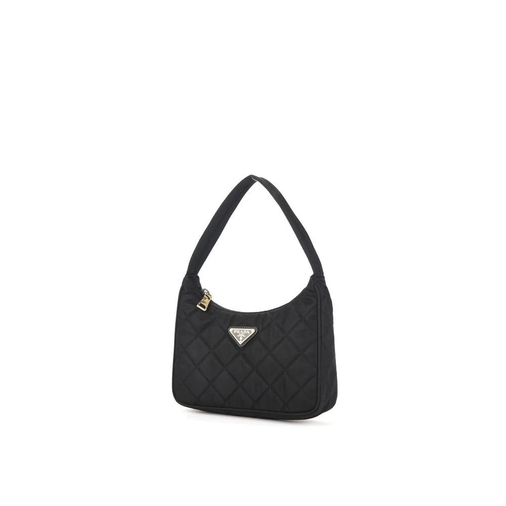Prada Black Nylon Shoulder Bag by Prada