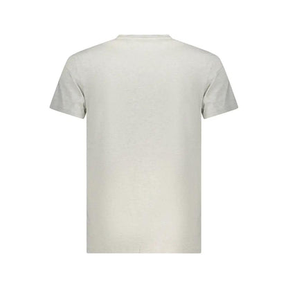Tommy Hilfiger Gray Cotton Men's T-Shirt by Tommy Hilfiger