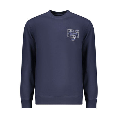Sweat-shirt Tommy Hilfiger homme col rond en coton bleu – TO-42741