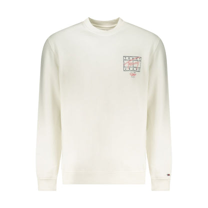 Sweat-shirt Tommy Hilfiger homme imprimé en coton blanc – TO-42744