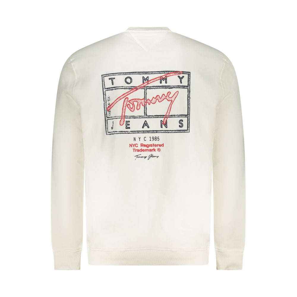 Sweat-shirt Tommy Hilfiger homme imprimé en coton blanc – TO-42744