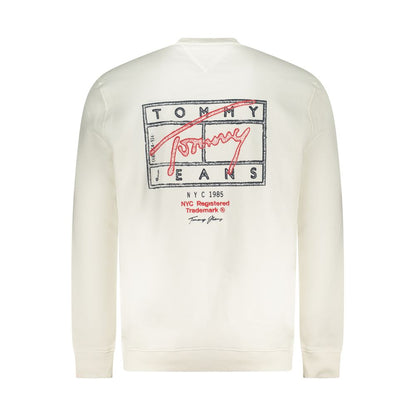 Sweat-shirt Tommy Hilfiger homme imprimé en coton blanc – TO-42744