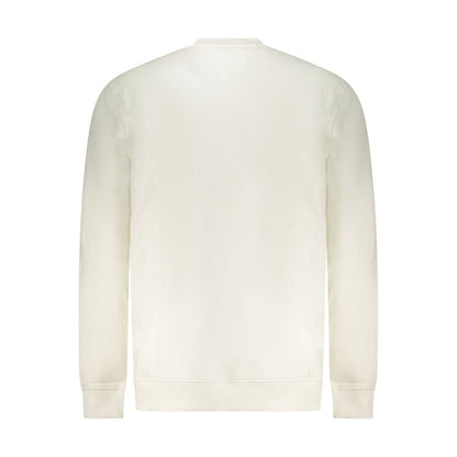 Sweat-shirt Tommy Hilfiger homme col rond en coton blanc – TO-42747