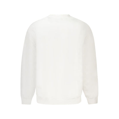 Sweat-shirt Guess Jeans homme oversize en coton bio blanc – GU-39048
