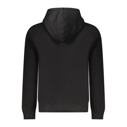 Sweat à capuche Guess Jeans homme slim en coton bio noir – GU-39046