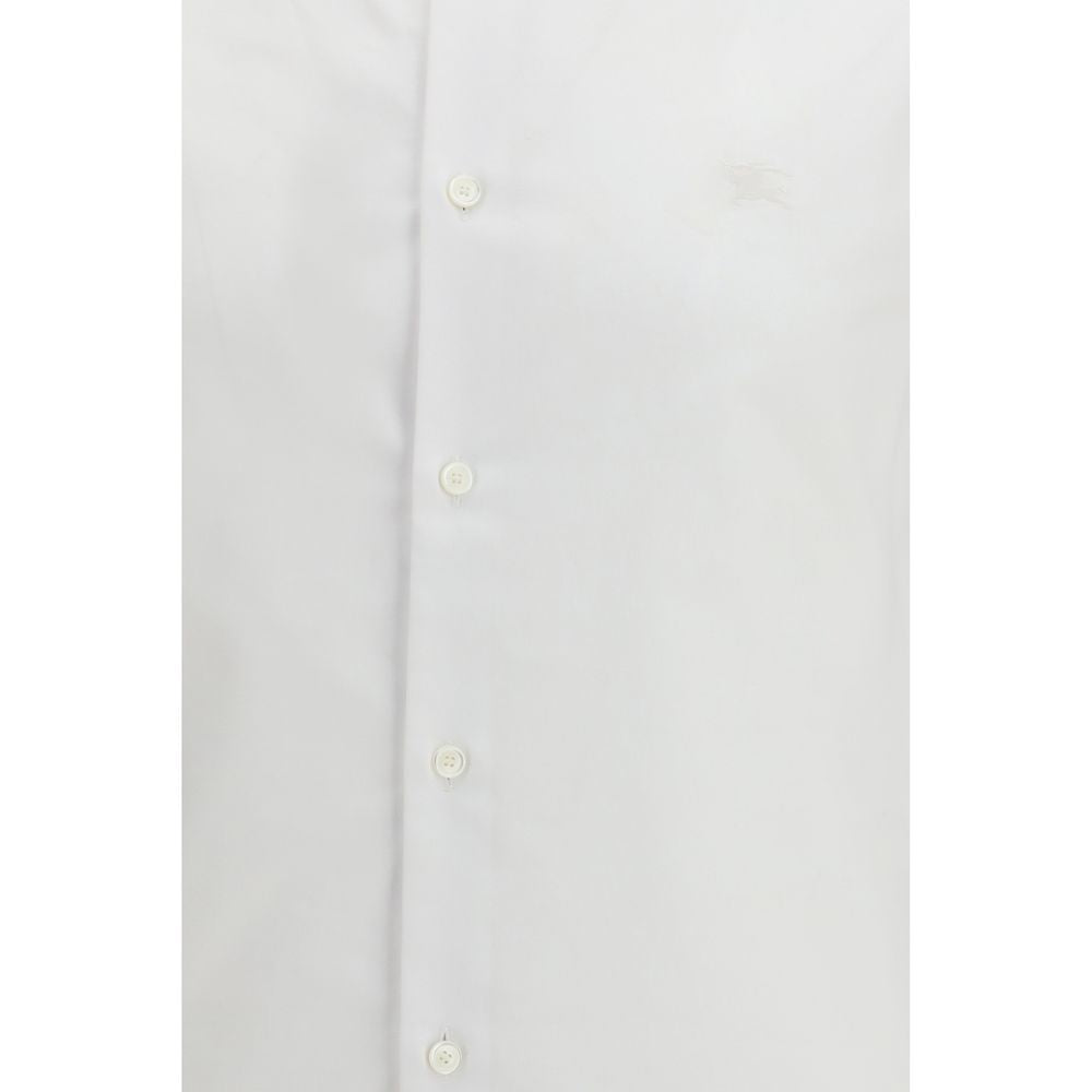 Burberry White Cotton Dress Shirt by Burberry