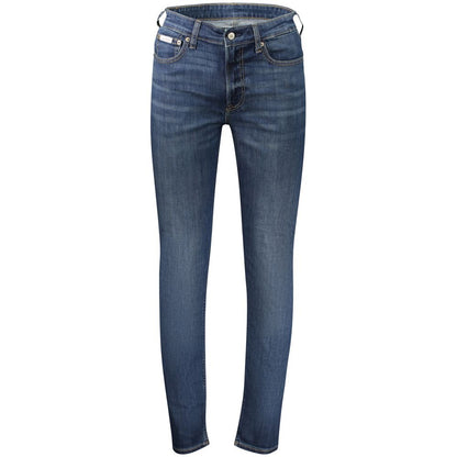 Jean Calvin Klein homme slim fuselé en coton bleu – CA-42796